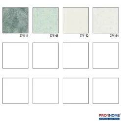Profhome 374111-GU Papier peint nature légèrement texturé mat 5,33 m2