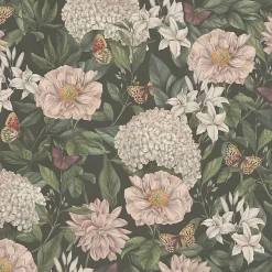 Profhome 394261-GU Papier peint floral légèrement texturé mat 5,33 m2