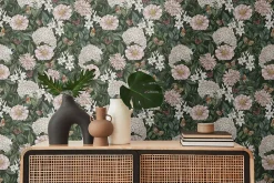 Profhome 394261-GU Papier peint floral légèrement texturé mat 5,33 m2