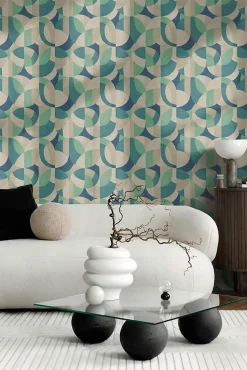 Profhome 399322-GU Papier peint rétro légèrement texturé mat 5,33 m2