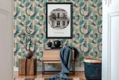 Profhome 399322-GU Papier peint rétro légèrement texturé mat 5,33 m2