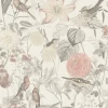 Profhome 372762-GU Papier peint floral lisse mat 5,33 m2