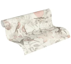 Profhome 372762-GU Papier peint floral lisse mat 5,33 m2