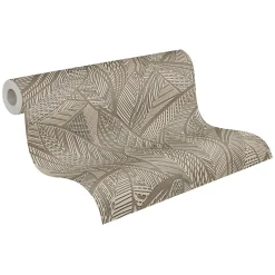 Profhome 399332-GU Papier peint à motifs graphiques légèrement texturé satiné 5,33 m2