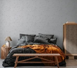 Profhome 393872-GU Papier peint aspect crépi texturé et des accents métalliques 5,33 m2