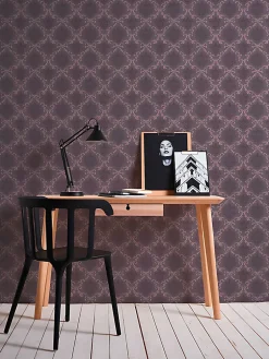 Profhome 956295-GU Papier peint aspect textile texturé mat 5,33 m2