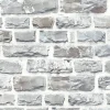 Profhome 361403-GU Papier peint aspect pierre carrelage lisse mat 5,33 m2