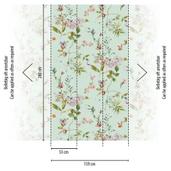 Profhome 398811-GU Papier peint photo lisse mat 1,59 m x 2,8 m