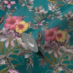 Profhome 381783-GU Papier peint floral lisse mat 5,33 m2