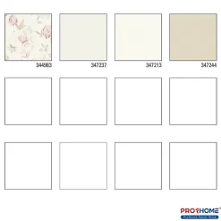 Profhome 344983-GU Papier peint floral légèrement texturé mat 5,33 m2