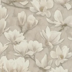 Profhome 396102-GU Papier peint floral légèrement texturé mat 5,33 m2