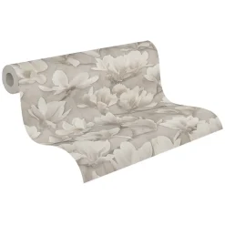 Profhome 396102-GU Papier peint floral légèrement texturé mat 5,33 m2