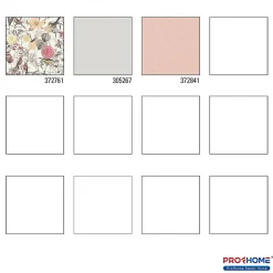 Profhome 372761-GU Papier peint floral lisse mat 5,33 m2