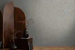 Profhome 399343-GU Papier peint à motifs graphiques légèrement texturé satiné 5,33 m2