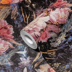 Profhome 388211-GU Papier peint floral légèrement texturé satiné 5,33 m2