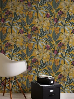 Profhome 387381-GU Papier peint moitf d'oiseaux lisse mat 5,33 m2