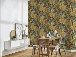 Profhome 387381-GU Papier peint moitf d'oiseaux lisse mat 5,33 m2