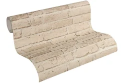 Profhome 355812-GU Papier peint aspect pierre carrelage légèrement texturé mat 5,33 m2