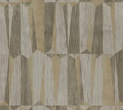 Profhome 387433-GU Papier peint aspect bois légèrement texturé satiné 5,33 m2