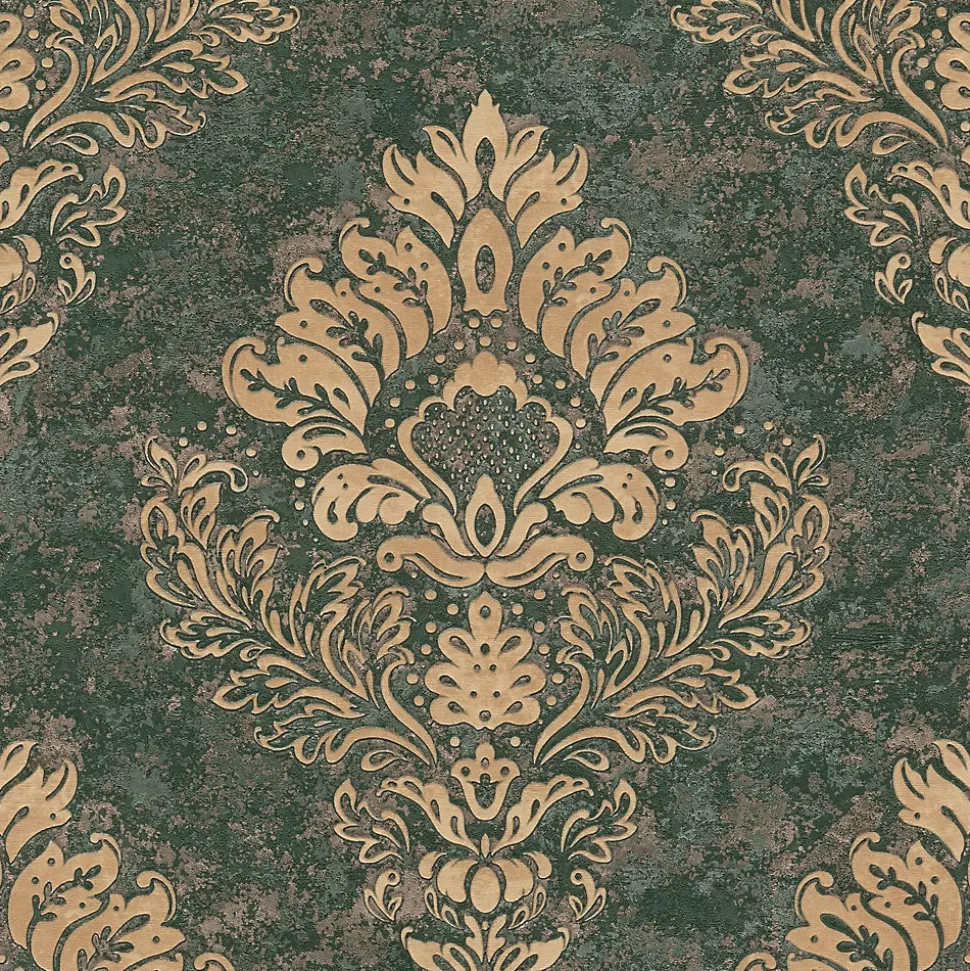 Profhome 379011-GU Papier peint baroque légèrement texturé mat 5,33 m2