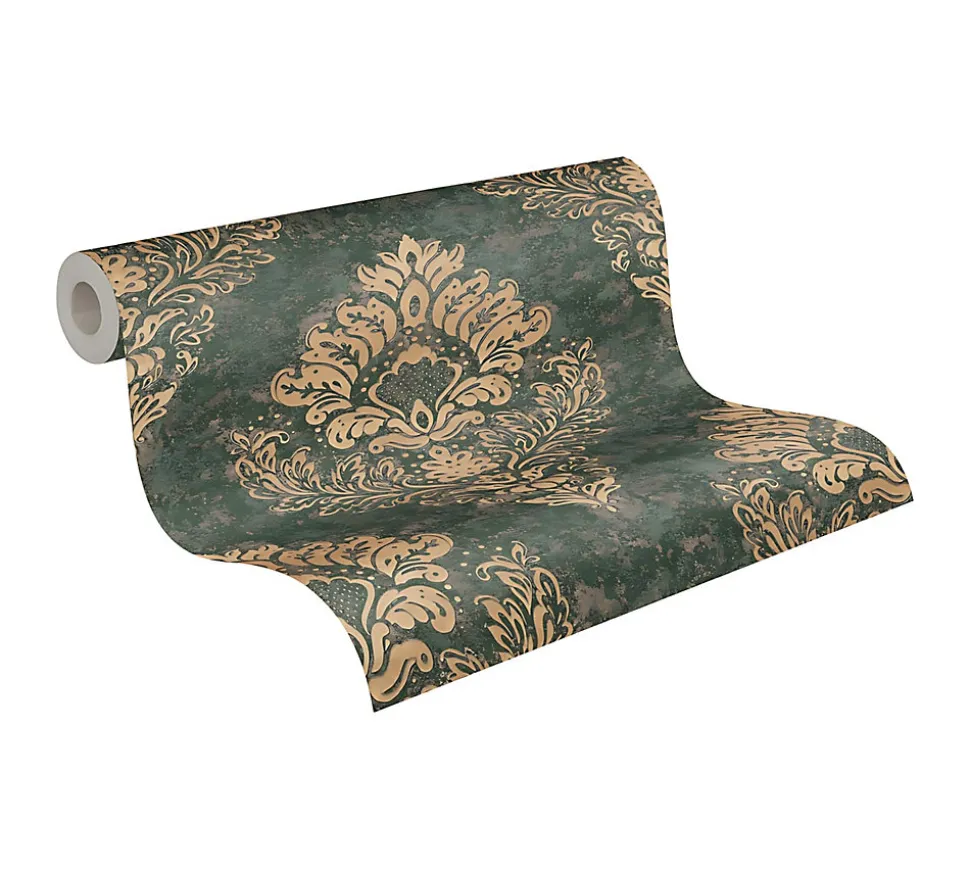 Profhome 379011-GU Papier peint baroque légèrement texturé mat 5,33 m2