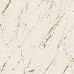 Profhome 393364-GU Papier peint aspect pierre carrelage texturé et des accents métalliques 5,33 m2