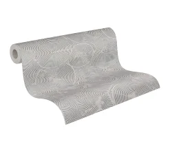 Profhome 379002-GU Papier peint à motifs graphiques légèrement texturé subtilement chatoyant 5,33 m2