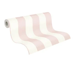 Profhome 381013-GU Papier peint à rayures légèrement texturé mat 5,33 m2