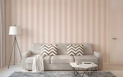 Profhome 381013-GU Papier peint à rayures légèrement texturé mat 5,33 m2