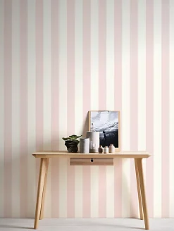 Profhome 381013-GU Papier peint à rayures légèrement texturé mat 5,33 m2