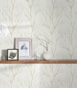 Profhome 372603-GU Papier peint nature légèrement texturé mat 5,33 m2