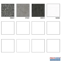 Profhome 306822-GU Papier peint aspect pierre carrelage lisse mat 5,33 m2