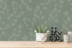 Profhome 387473-GU Papier peint floral légèrement texturé mat 5,33 m2