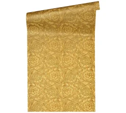 Profhome 935833-GU Papier peint de luxe exclusif texturé brillant 7,035 m2