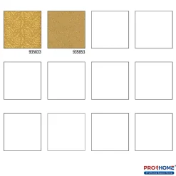 Profhome 935833-GU Papier peint de luxe exclusif texturé brillant 7,035 m2
