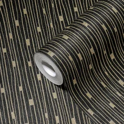 Profhome 388224-GU Papier peint à rayures légèrement texturé subtilement scintillant 5,33 m2