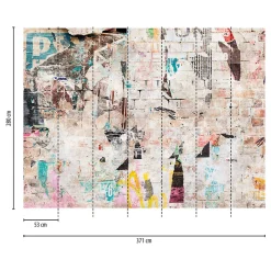 Profhome 399271-GU Papier peint photo lisse mat 3,71 m x 2,8 m