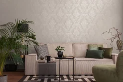 Profhome 397656-GU Papier peint baroque texturé satiné 5,33 m2