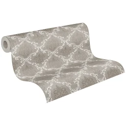 Profhome 956296-GU Papier peint aspect textile texturé mat 5,33 m2