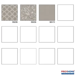 Profhome 956296-GU Papier peint aspect textile texturé mat 5,33 m2