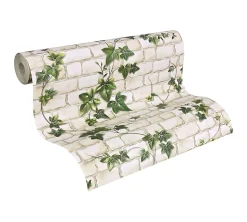 Profhome 980434-GU Papier peint nature légèrement texturé mat 5,33 m2