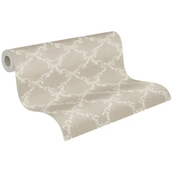 Profhome 956291-GU Papier peint aspect textile texturé mat 5,33 m2