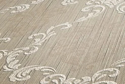 Profhome 956291-GU Papier peint aspect textile texturé mat 5,33 m2