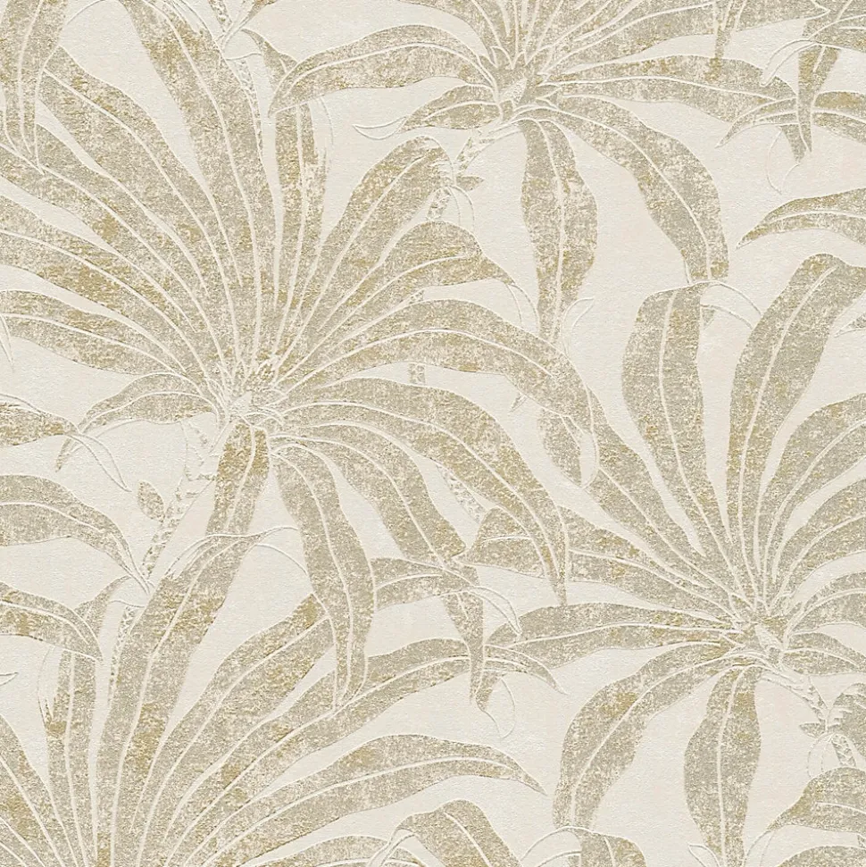 Profhome 395015-GU Papier peint nature texturé et des accents métalliques 5,33 m2