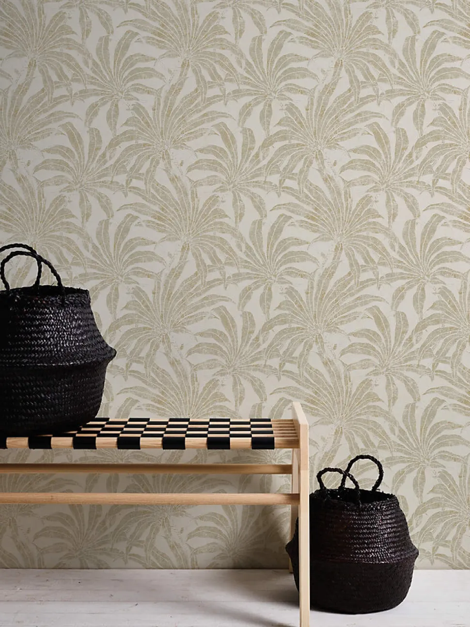 Profhome 395015-GU Papier peint nature texturé et des accents métalliques 5,33 m2