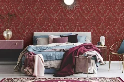 Profhome 374131-GU Papier peint baroque légèrement texturé subtilement chatoyant 5,33 m2
