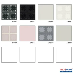 Profhome 378452-GU Papier peint de luxe exclusif légèrement texturé brillant 5,33 m2