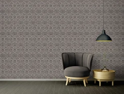 Profhome 370495-GU Papier peint baroque lisse subtilement chatoyant 7,035 m2