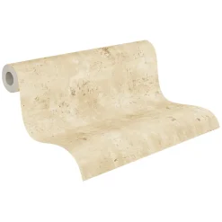 Profhome 396705-GU Papier peint aspect crépi texturé et des accents métalliques 5,33 m2
