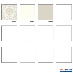 Profhome 368982-GU Papier peint baroque légèrement texturé brillant 5,33 m2